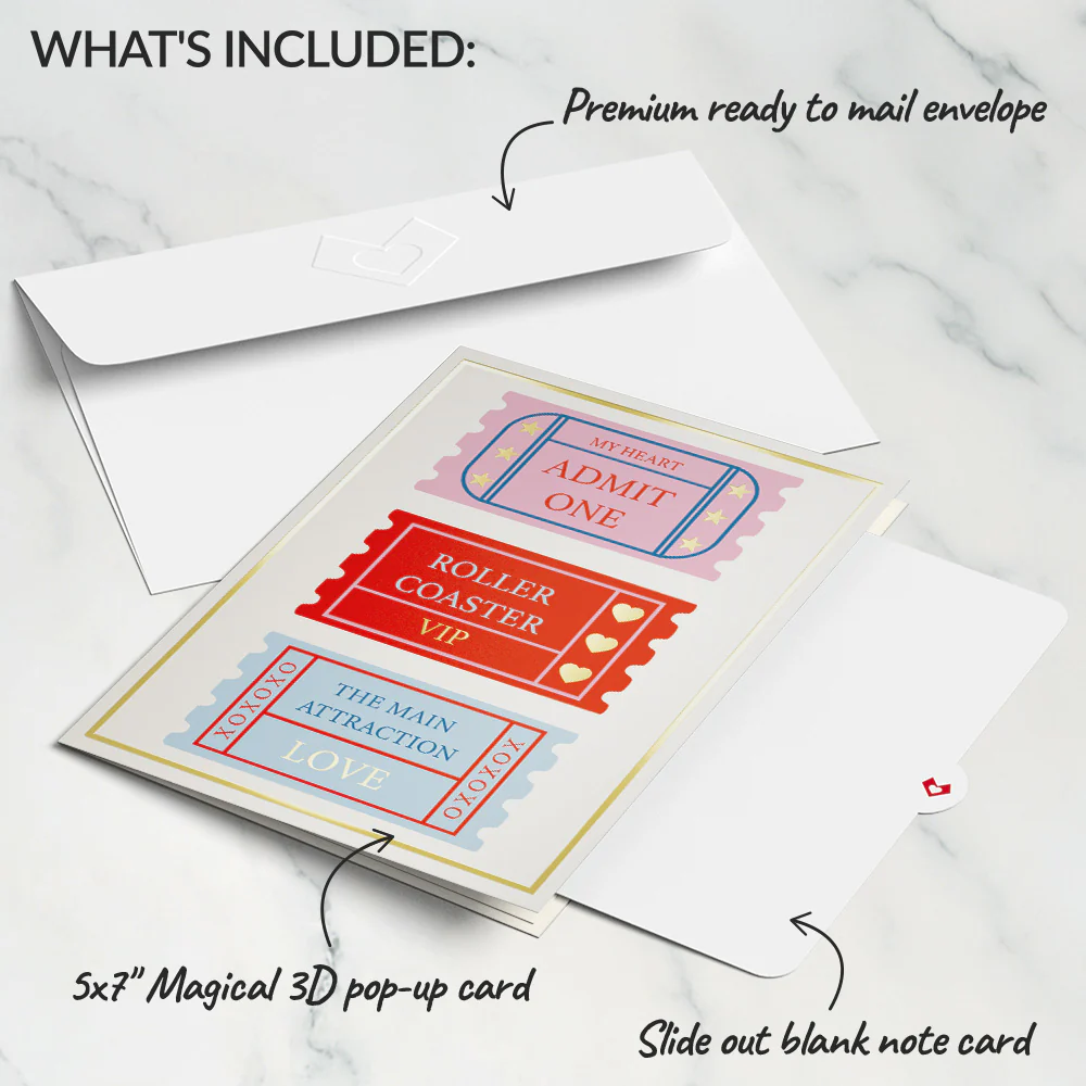 Love Rollercoaster Pop-Up Card - Image 6