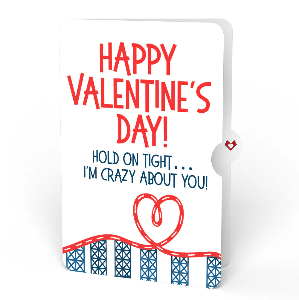 Love Rollercoaster Pop-Up Card and Valentine Sentiment Set - Image 4