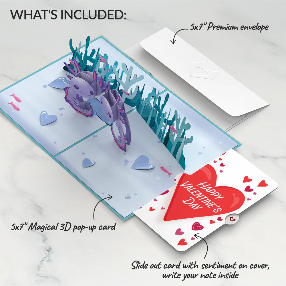 Love You A-Lotl Valentine Pop-Up Card and Big Sweet Heart Sentiment Set - Image 2