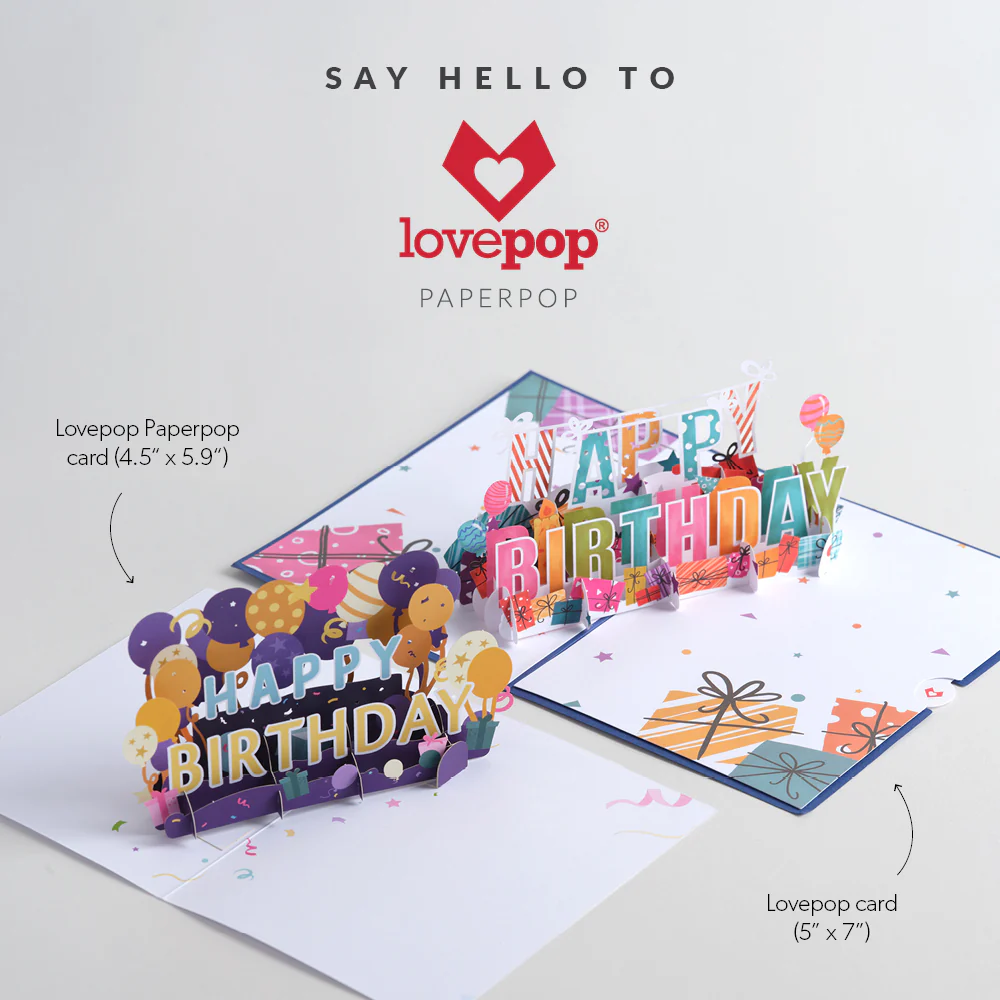 Love You Flower Heart: Paperpop® Card - Image 5