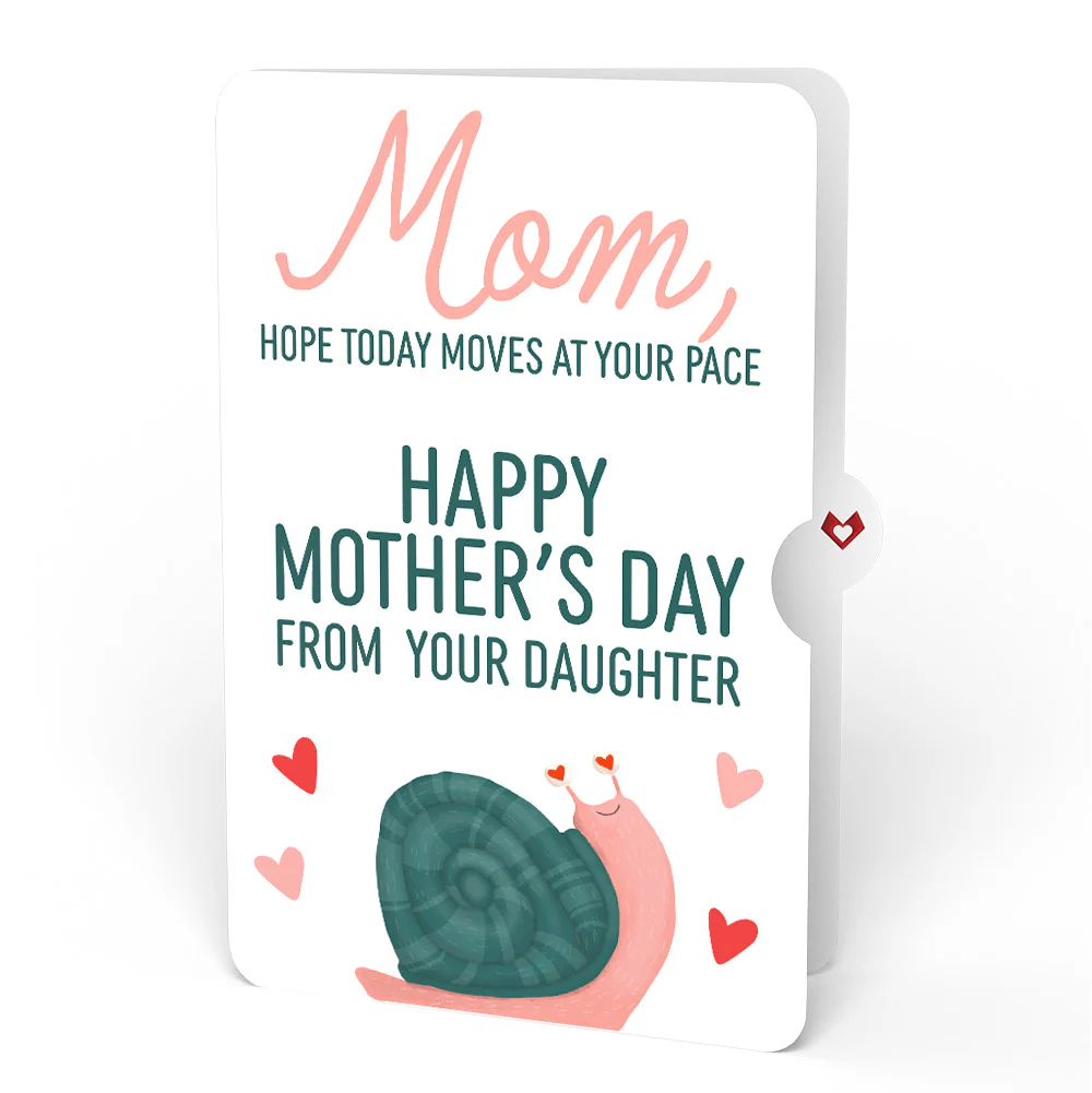 Love You Slow Much Snail Mother’s Day Pop-Up Card and Sentiment Set for Mom - Image 4