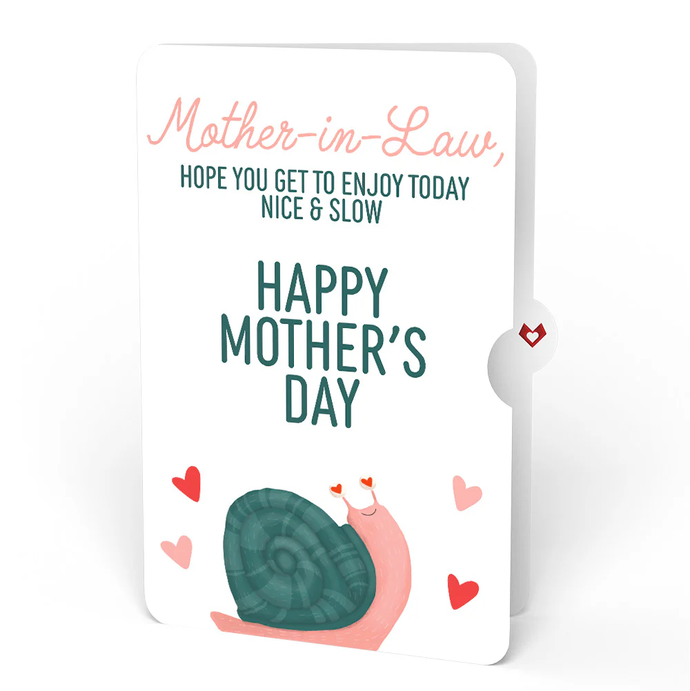 Love You Slow Much Snail Mother’s Day Pop-Up Card and Sentiment Set for Mother-in-Law - Image 4