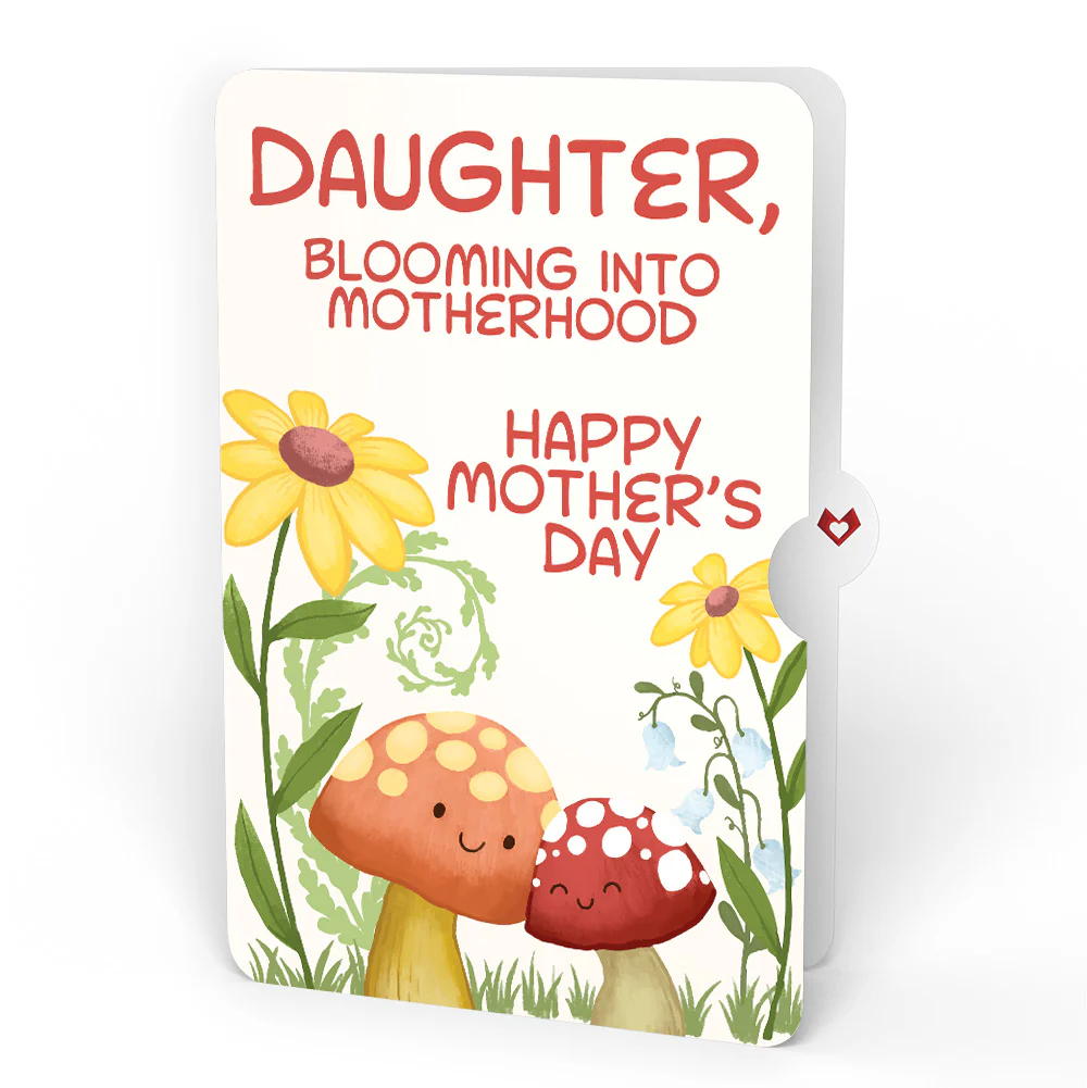 'Love You So Mush' Mother’s Day Plushpop Card and Sentiment Set for Daughter - Image 4