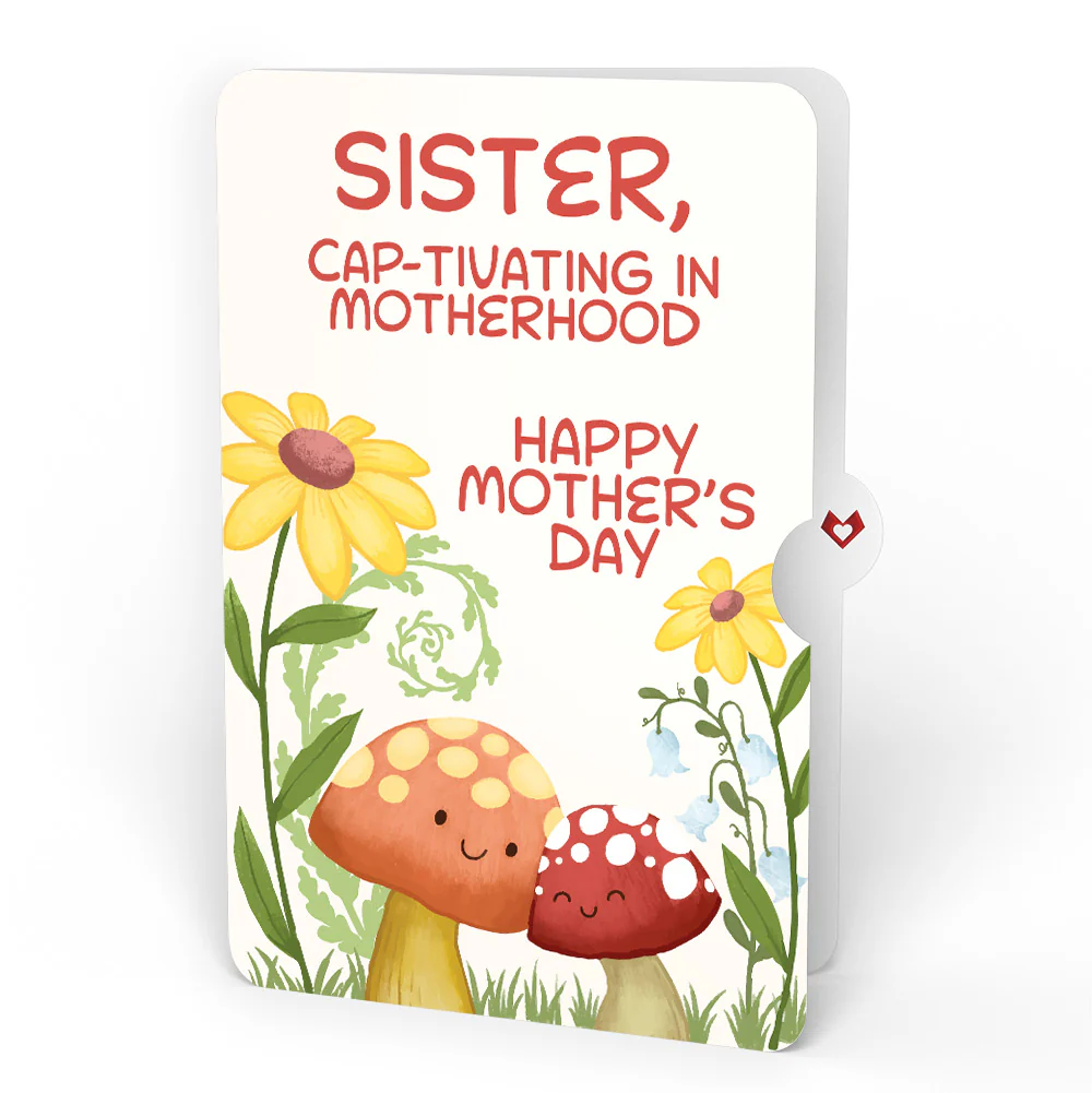 'Love You So Mush' Mother’s Day Plushpop Card and Sentiment Set for Sister - Image 4