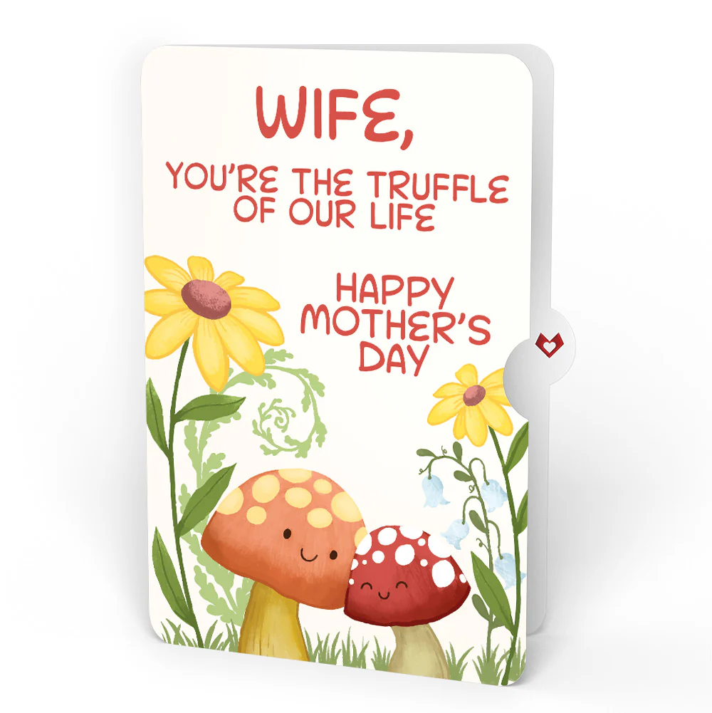 'Love You So Mush' Mother’s Day Plushpop Card and Sentiment Set for Wife - Image 4