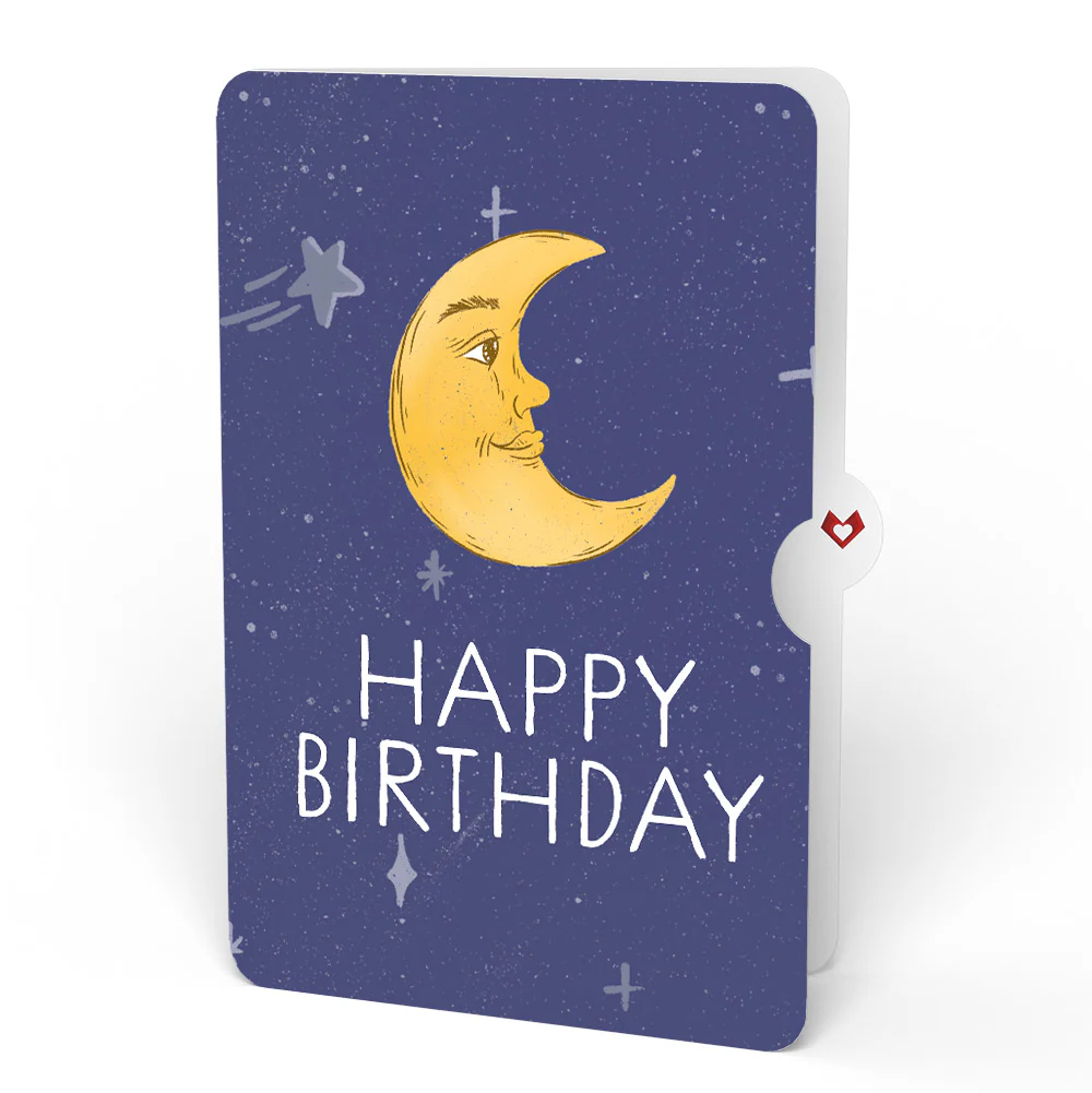 Love You to the Moon and Back Birthday Light-Up Pop-Up Card and Sentiment Set - Image 4