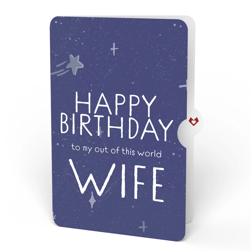 Love You to the Moon and Back Birthday Light-Up Pop-Up Card and Sentiment Set for Wife - Image 4