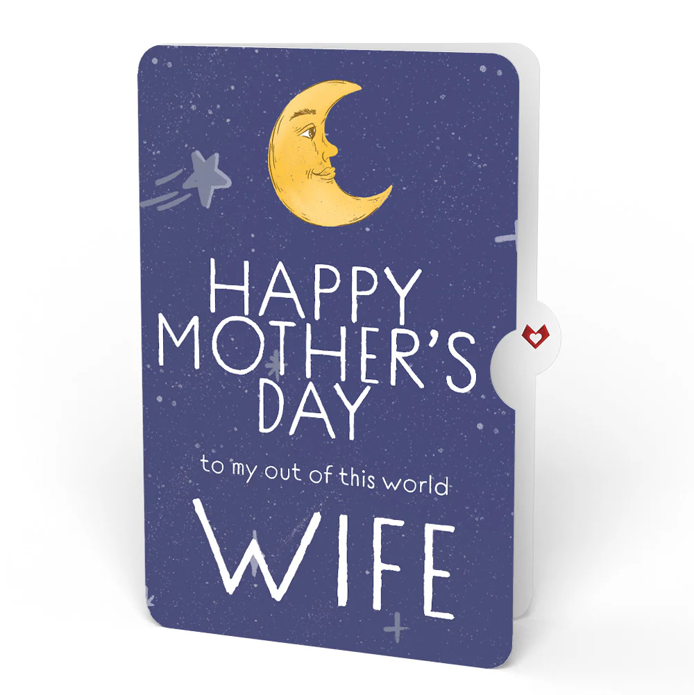 Love You to the Moon and Back Mother’s Day Light-Up Pop-Up Card and Sentiment Set for Wife - Image 4