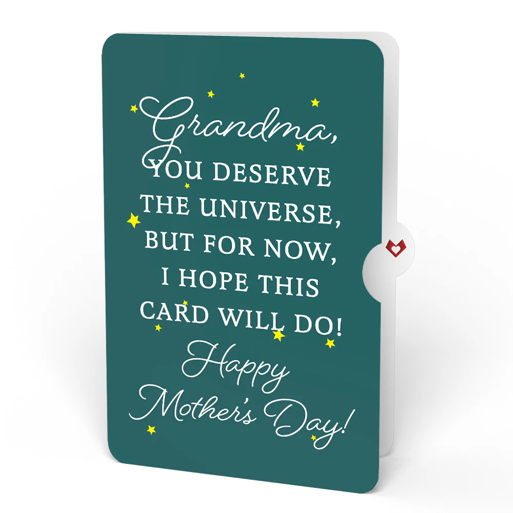 Love You to the Moon and Back Mother's Day Pop-Up Card and Sentiment Set for Grandma - Image 4