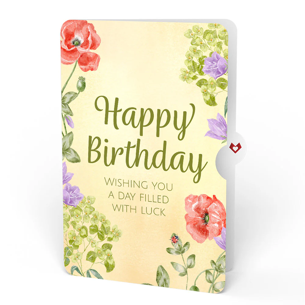 Lovely Ladybug Birthday Pop-Up Card and Sentiment Set - Image 4