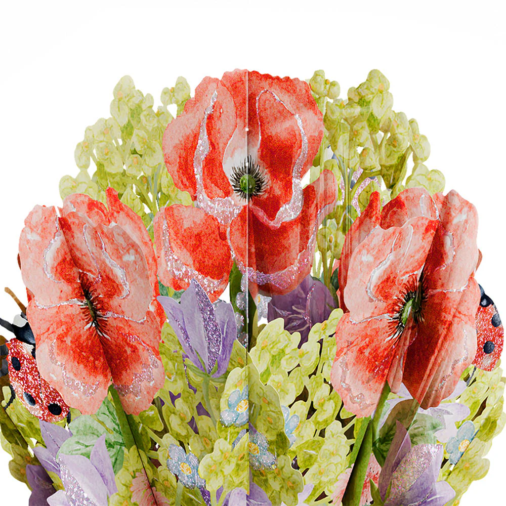 Lovely Ladybug Glitter Bouquet - Image 2