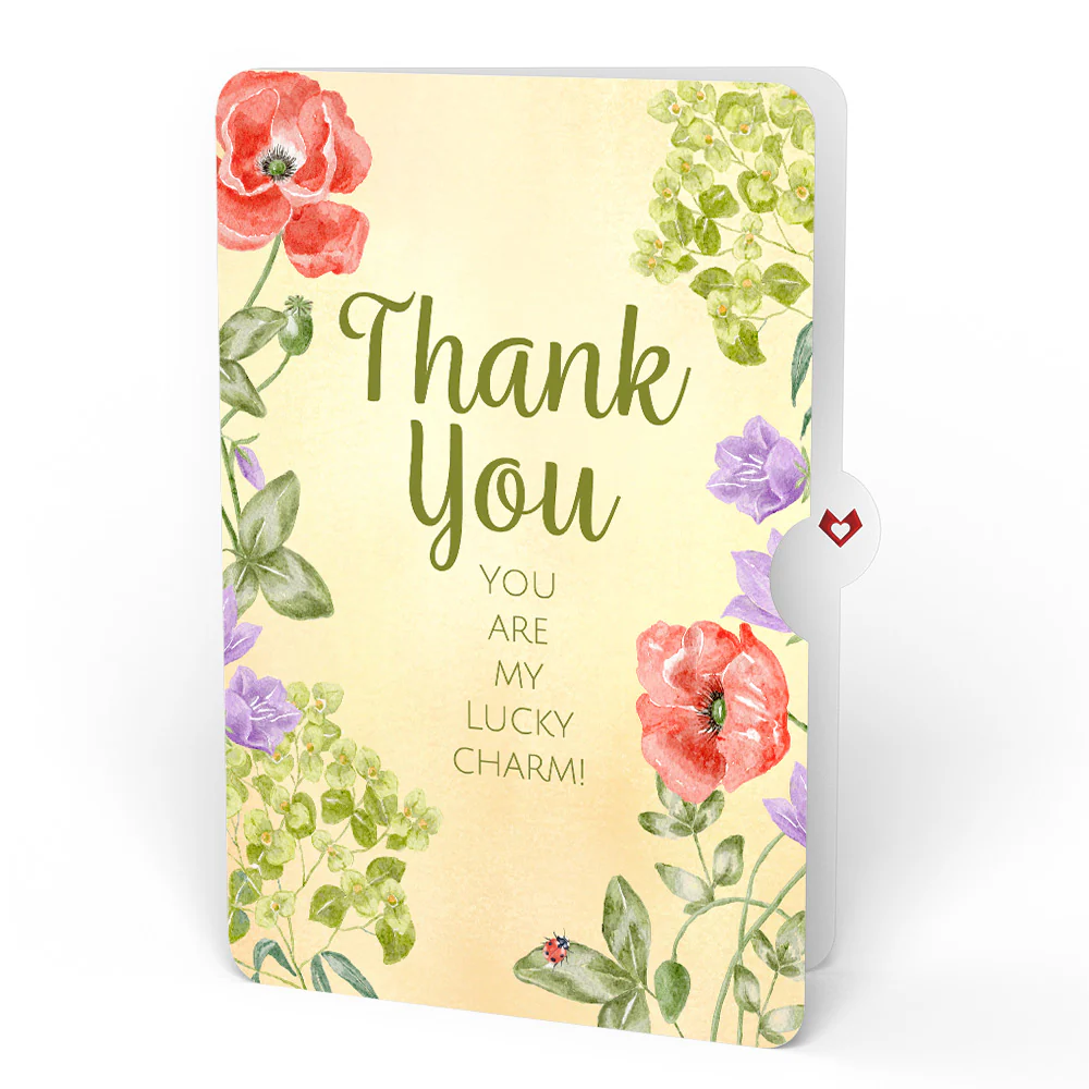 Lovely Ladybug Thank You Glitter Bouquet and Sentiment Set - Image 4