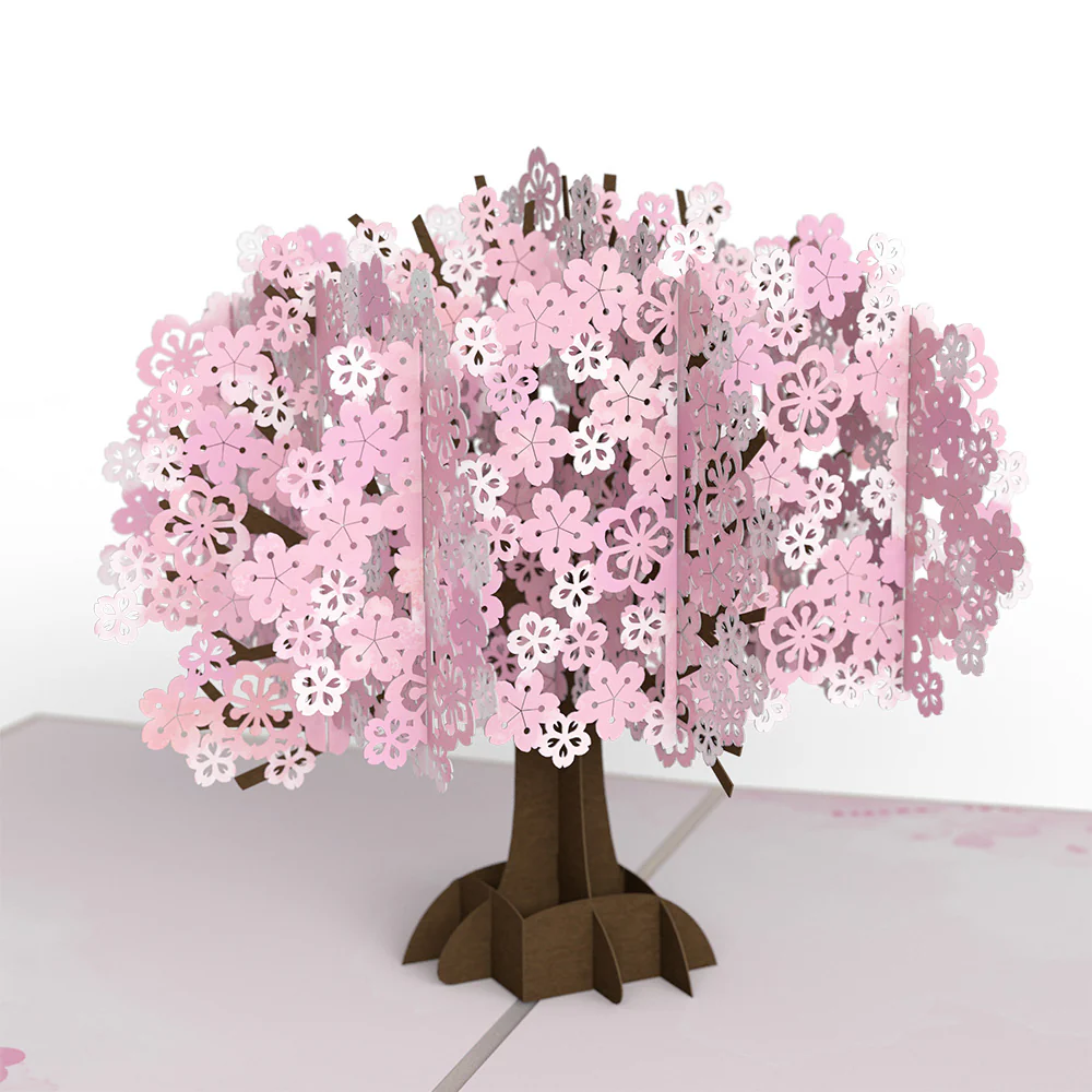Cherry Blossom Valentine Pop-Up Card and Sentiment Set - Image 3