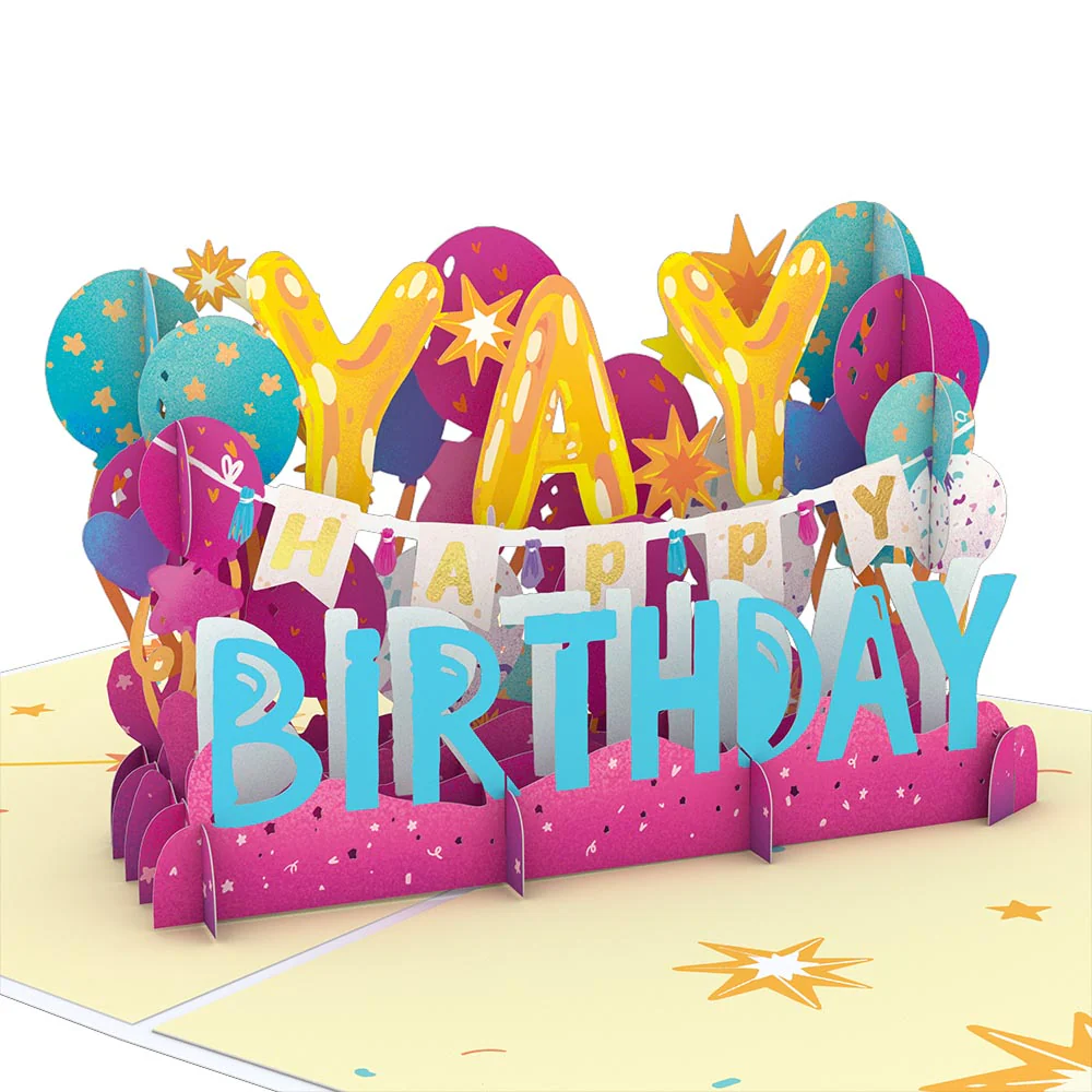 18th Birthday Celebration Pop-Up Card and Sentiment Set - Image 3