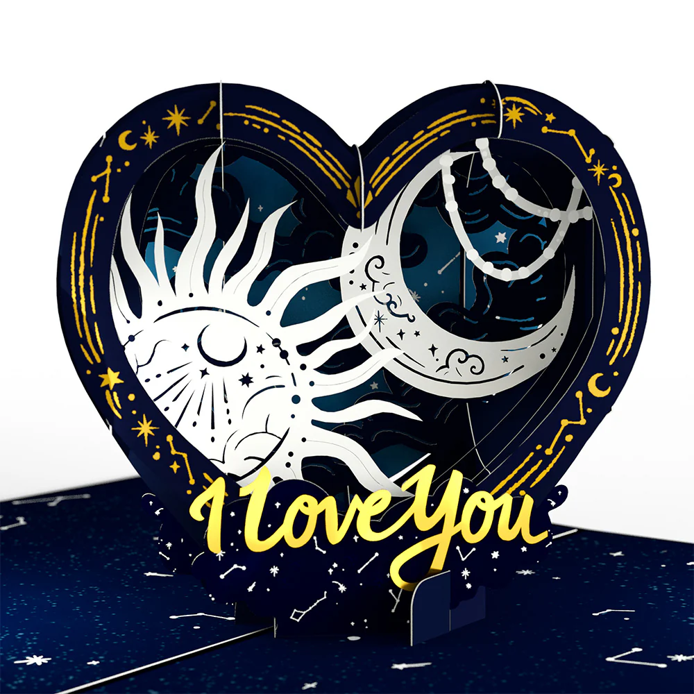 Celestial Love Pop-Up Card and Capricorn Zodiac Sentiment Set - Image 3