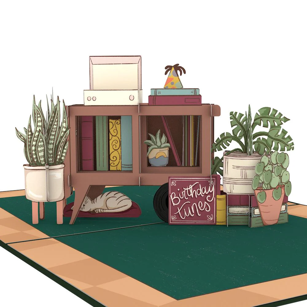 18th Birthday Houseplants Pop-Up Card and Sentiment Set - Image 3