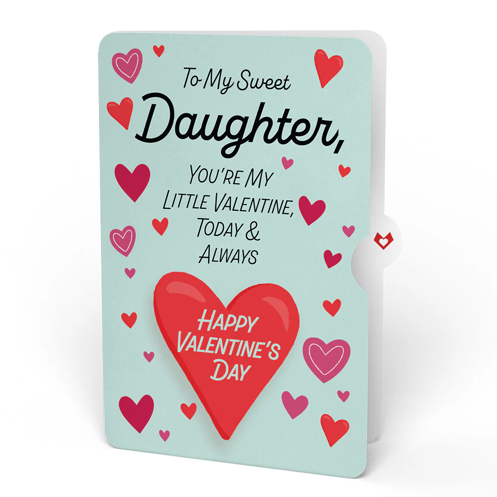 You're The Beary Best Valentine Plushpop Card and Sentiment Set for Daughter - Image 4