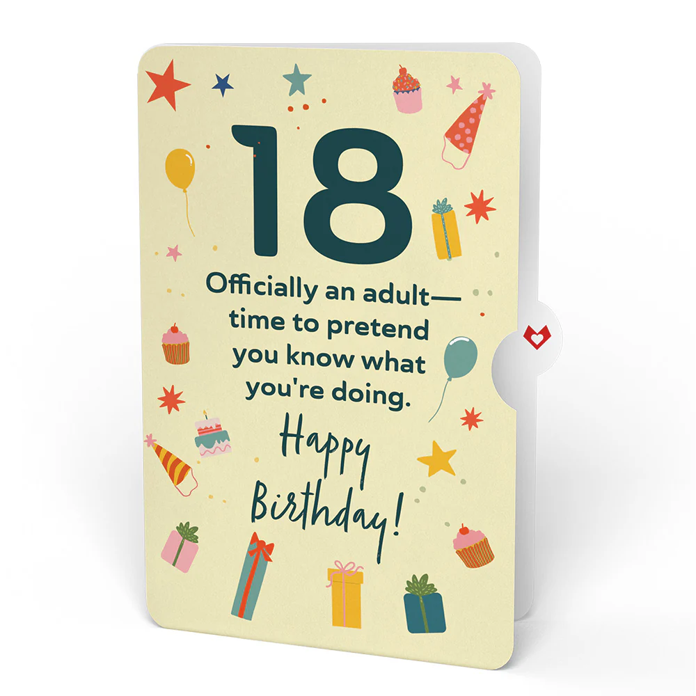 Wishing You a Happy 18th Birthday Pop-Up Card and Sentiment Set - Image 4
