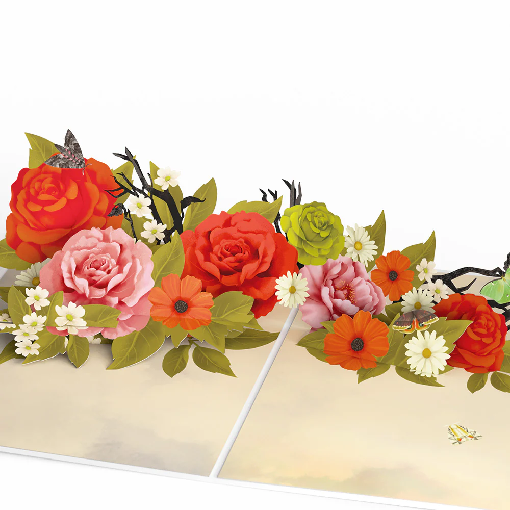 Midnight Florals Birthday Pop-Up Card and Pisces Zodiac Sentiment Set - Image 3
