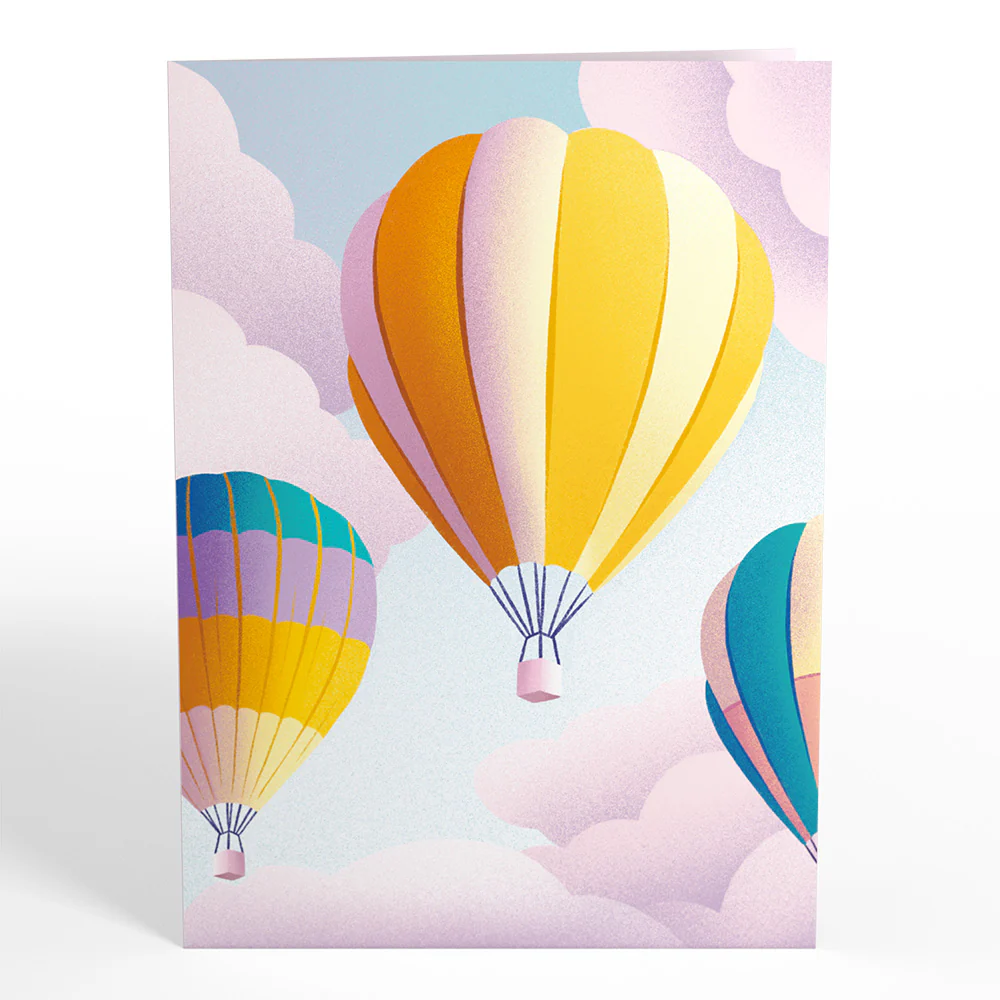 Majestic Hot Air Balloon Pop-Up Card - Image 4
