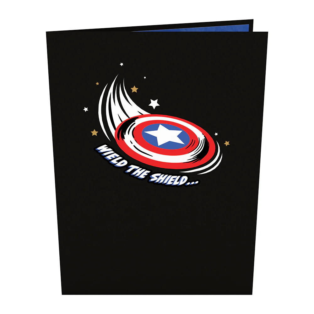 Marvel's Avengers Captain America Birthday Pop-Up Card - Image 4