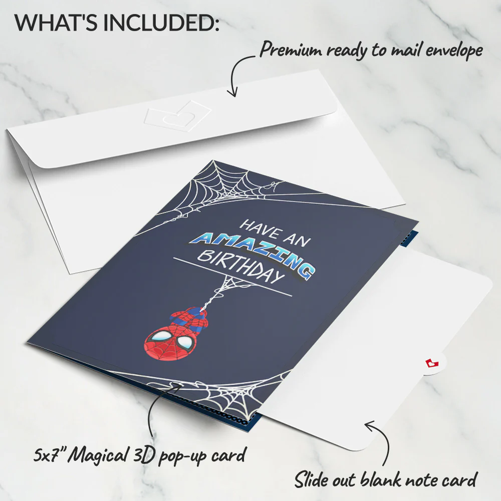 Marvel's Spider-Man Amazing Birthday Pop-Up Card - Image 5