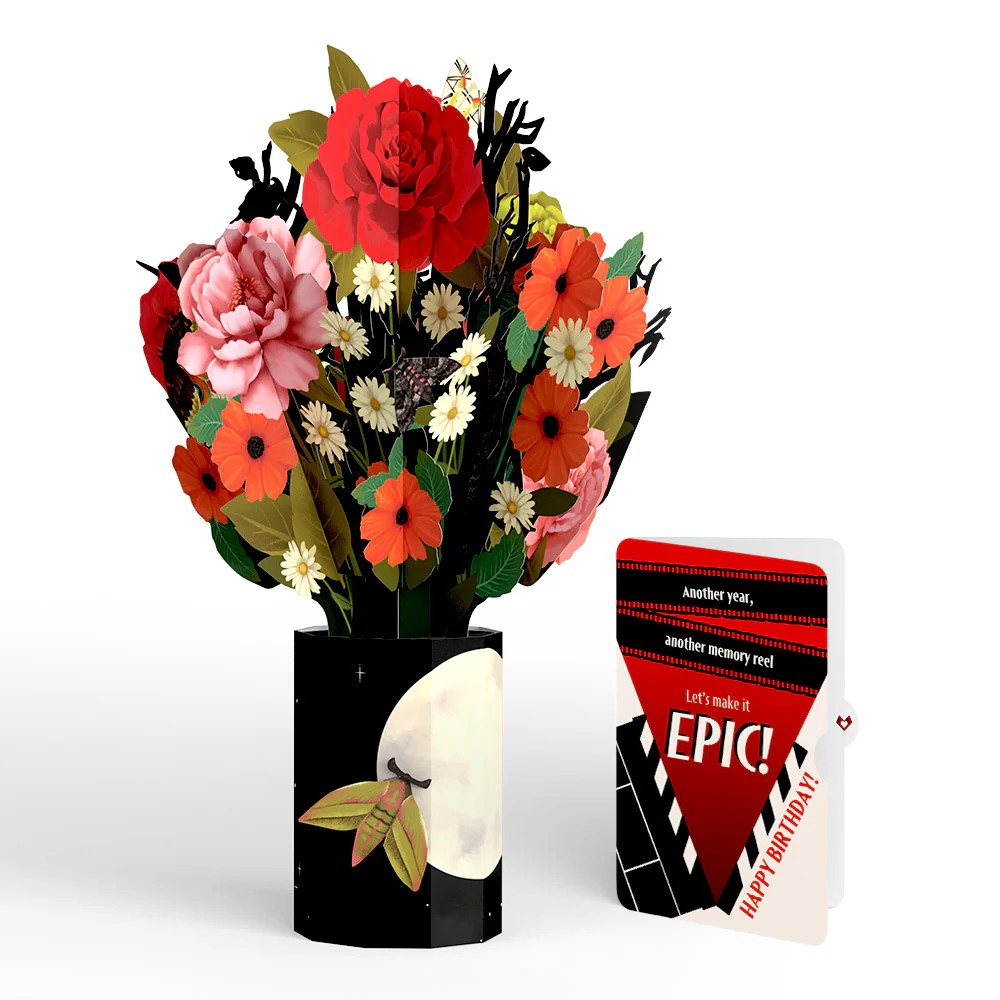 Midnight Florals Birthday Bouquet and Epic Reel Sentiment Set