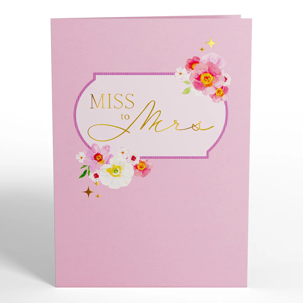Miss to Mrs. Pop-Up Card - Image 4