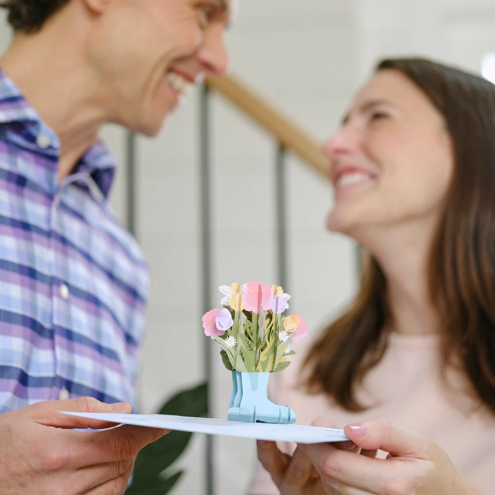 Mother’s Day Gardening Boots Pop-Up Card - Image 8