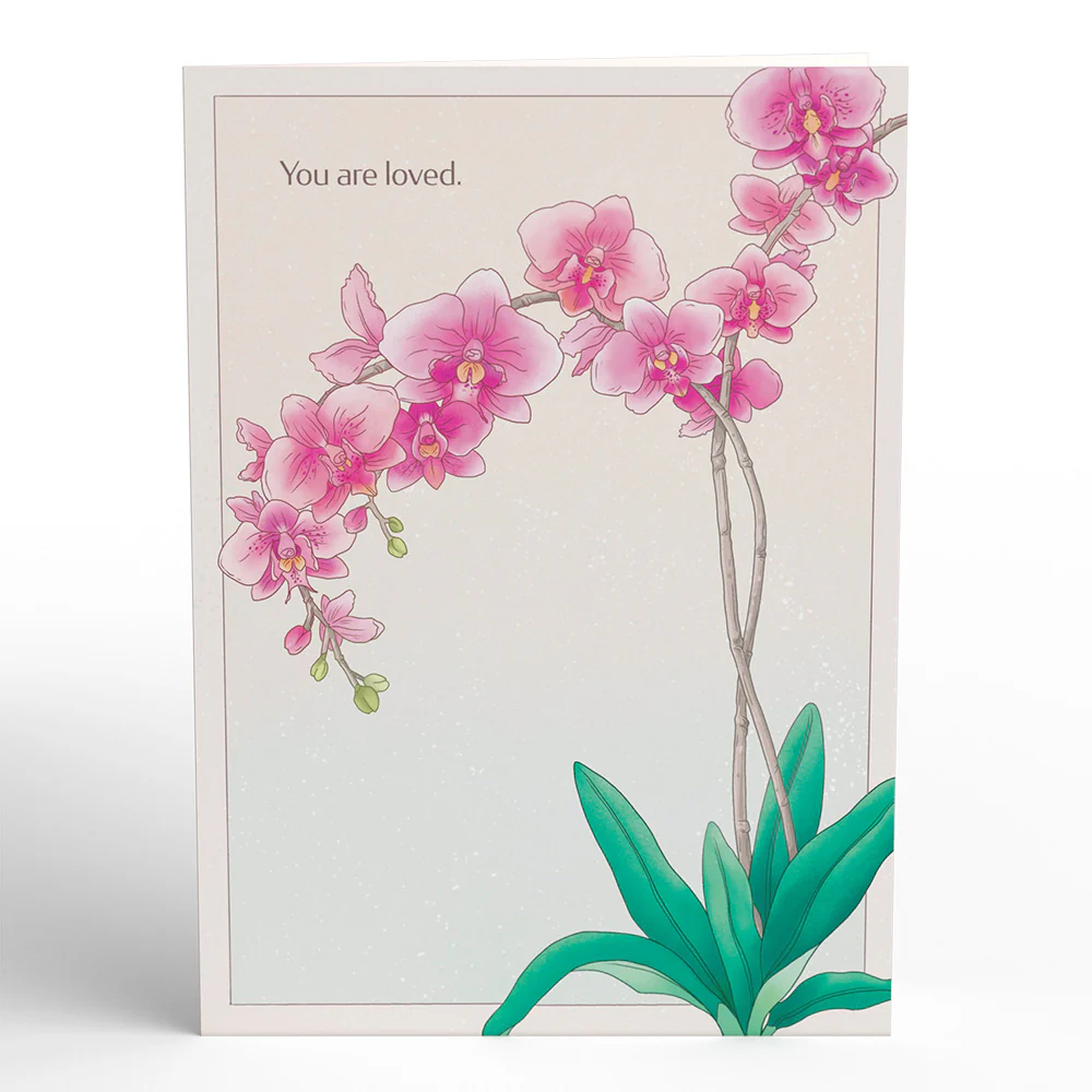 Mother’s Day Orchid Pop-Up Card & Suncatcher Bouquet Bundle - Image 5