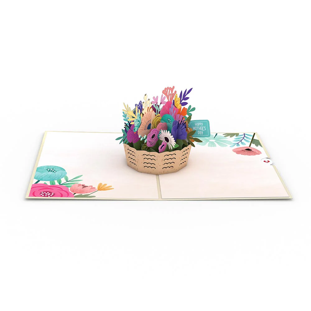 Mother's Day Basket Pop-Up Card - Image 3