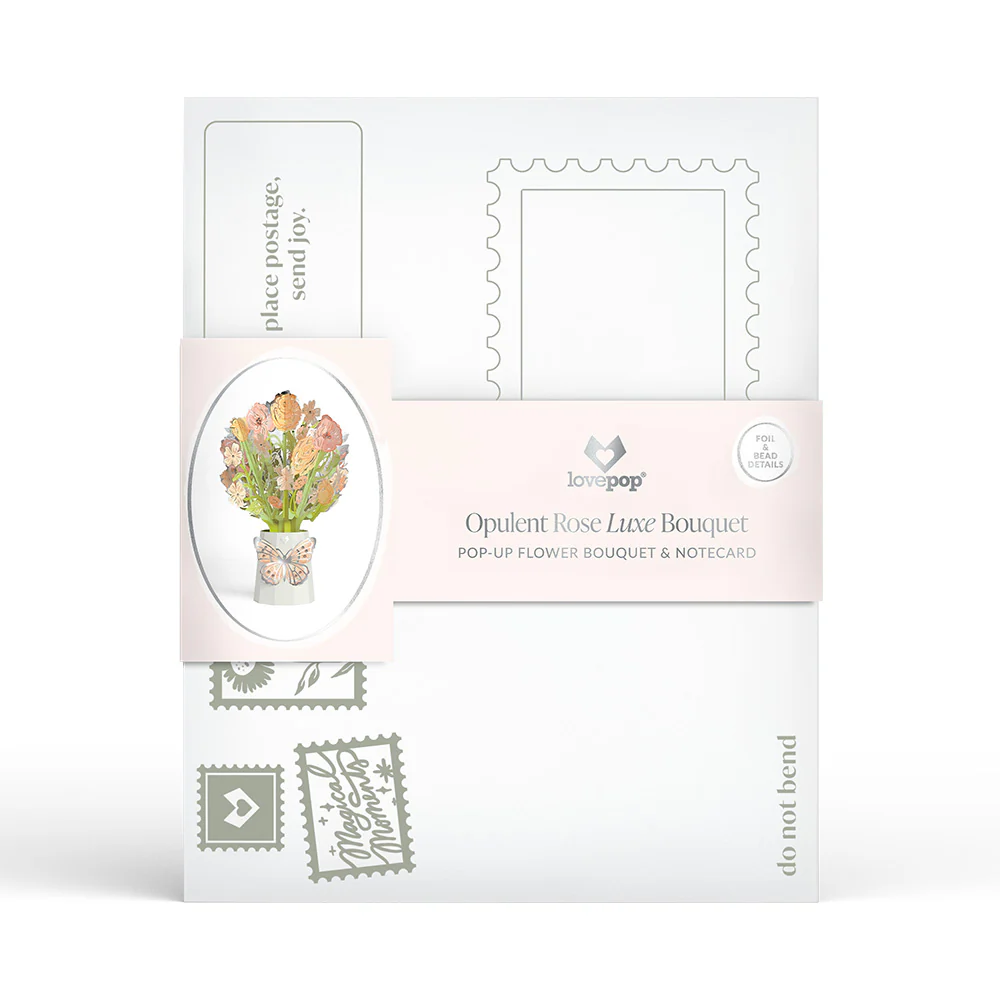 Mother's Day Grateful For You Roses Pop-Up Card & Luxe Bouquet - Image 8
