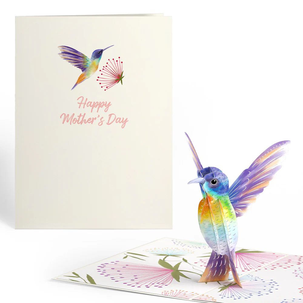 Mother's Day Hummingbird Pop-Up Card