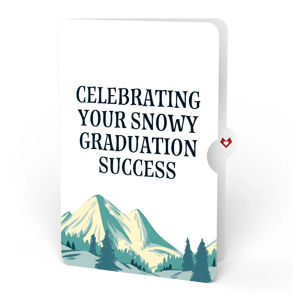 Mountain Ski Adventure Graduation Pop-Up Card and Sentiment Set - Image 4