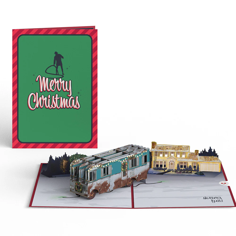 National Lampoon's Christmas Vacation Sh*tter's Full Pop-Up Card