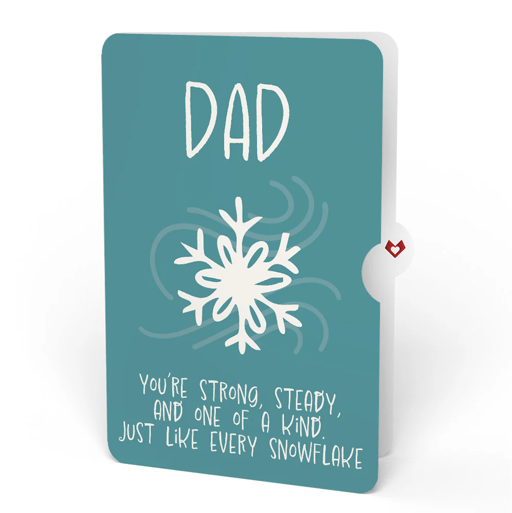 Night Sky Santa Sleigh Winter Pop-Up Card and Sentiment Set for Dad - Image 4