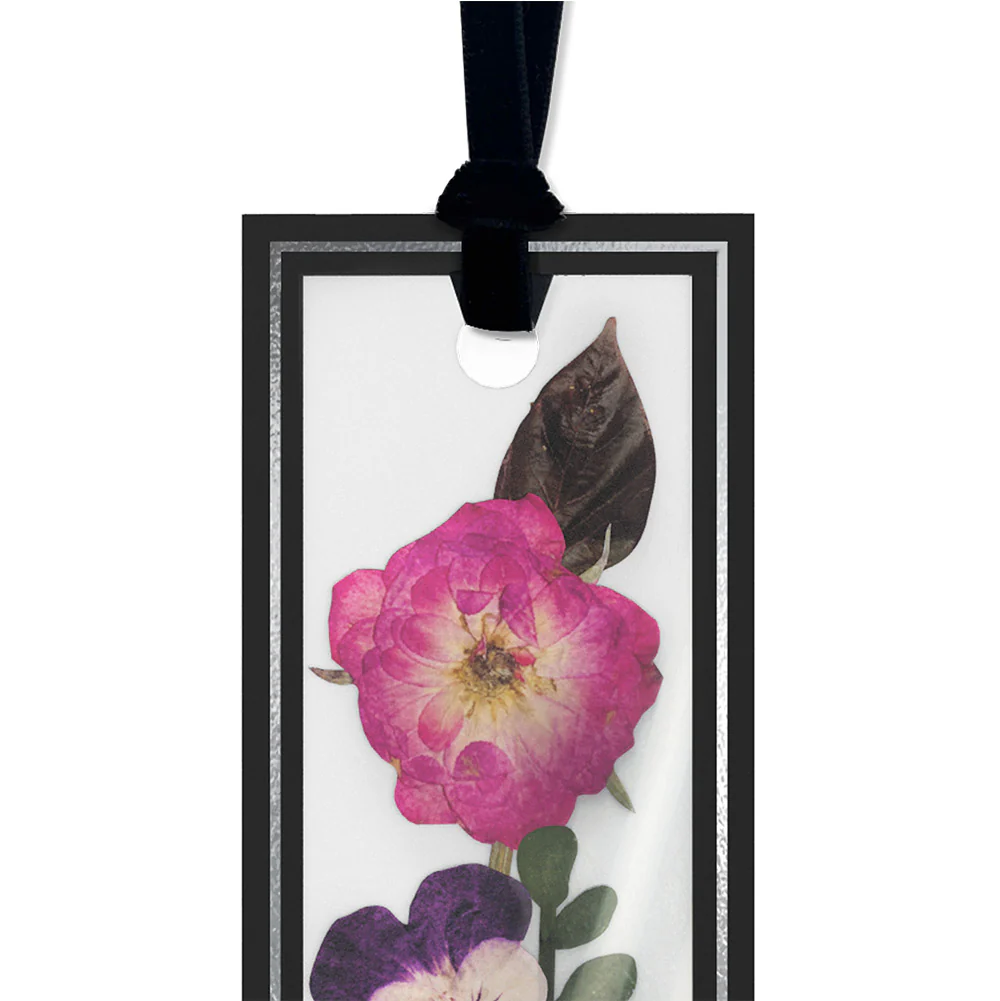 Novel Day Mother’s Day Petal Pressed™ Bookmark Card and Folk Art Bloom Sentiment Set for Mom - Image 3