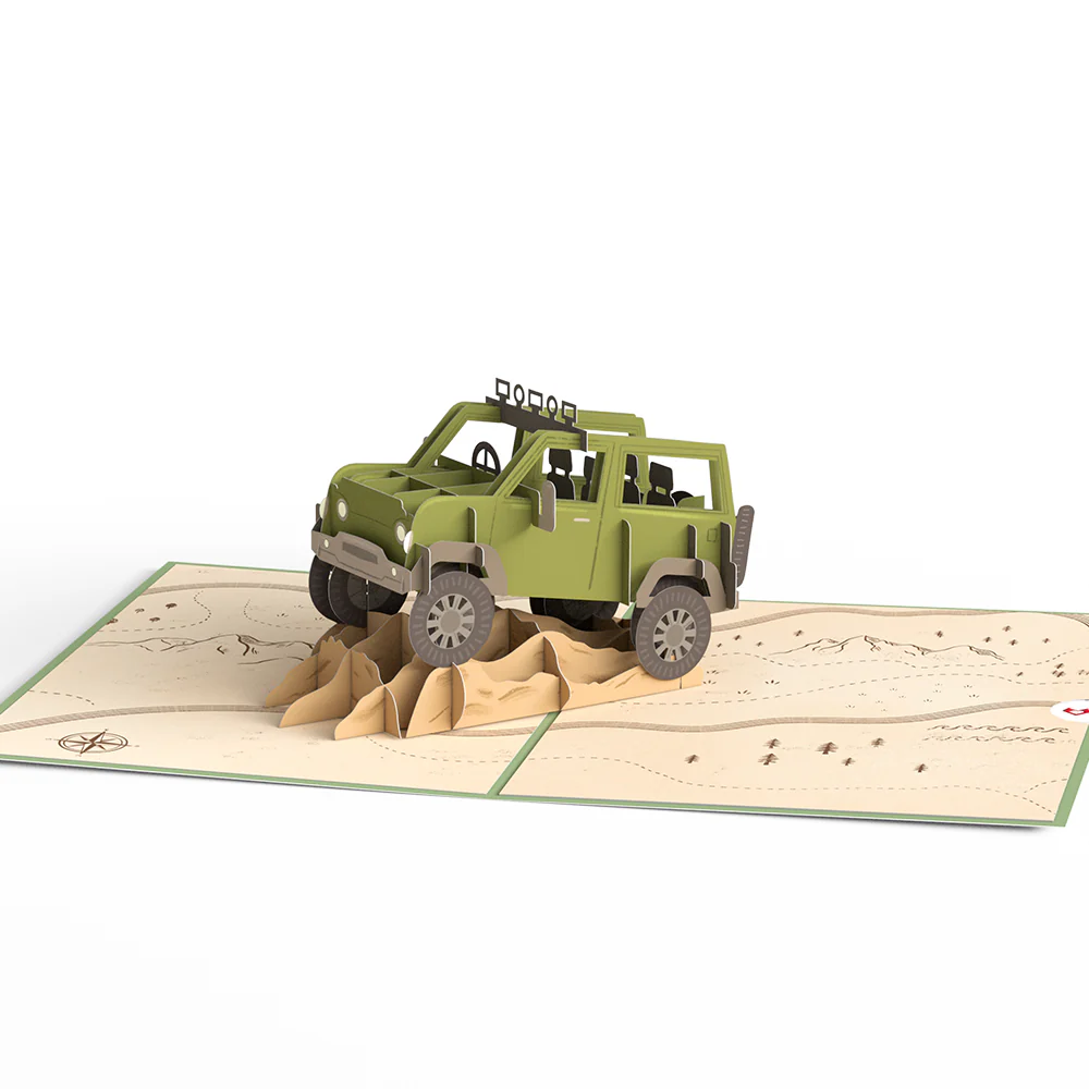 Off-Road Adventure Pop-Up Card - Image 3