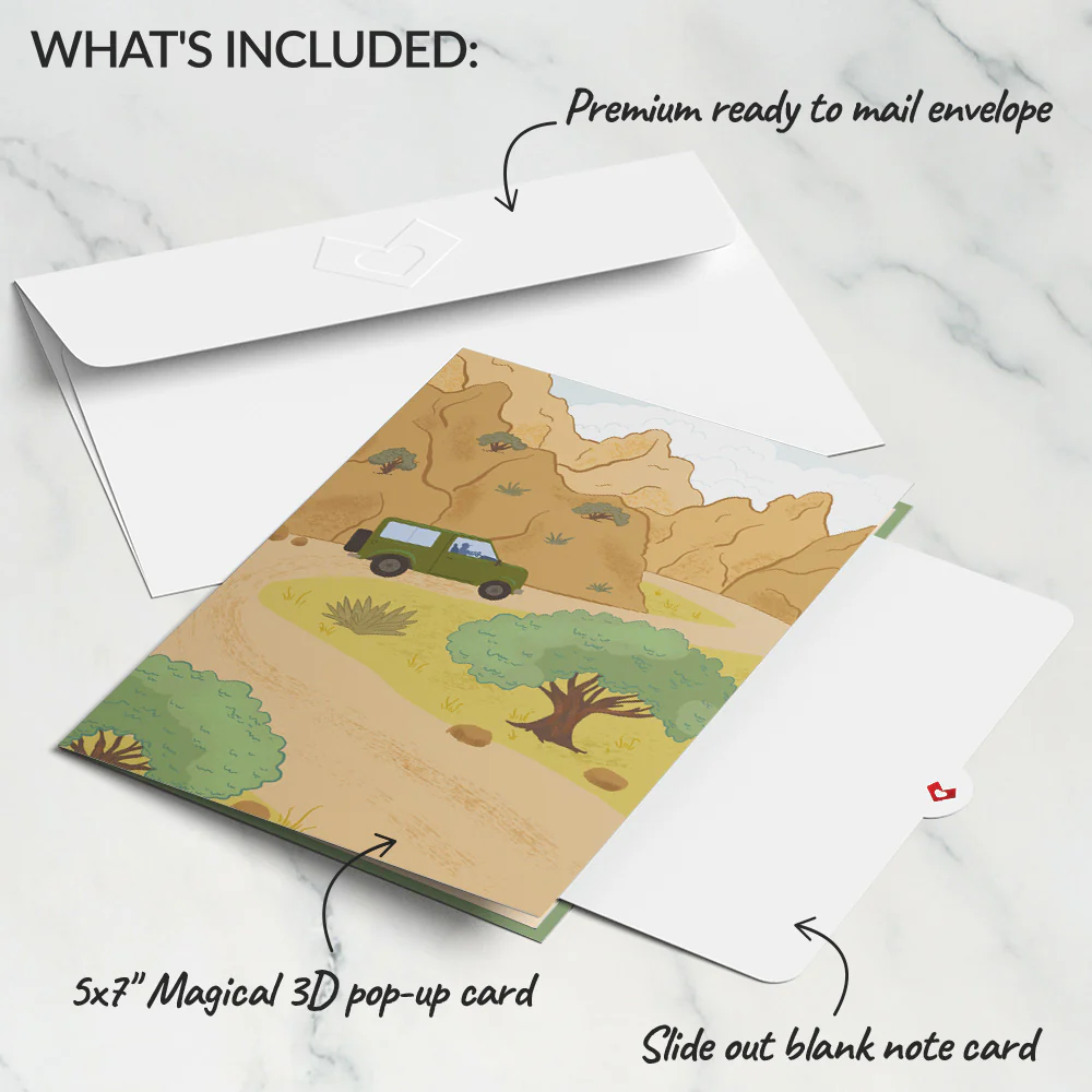 Off-Road Adventure Pop-Up Card - Image 5