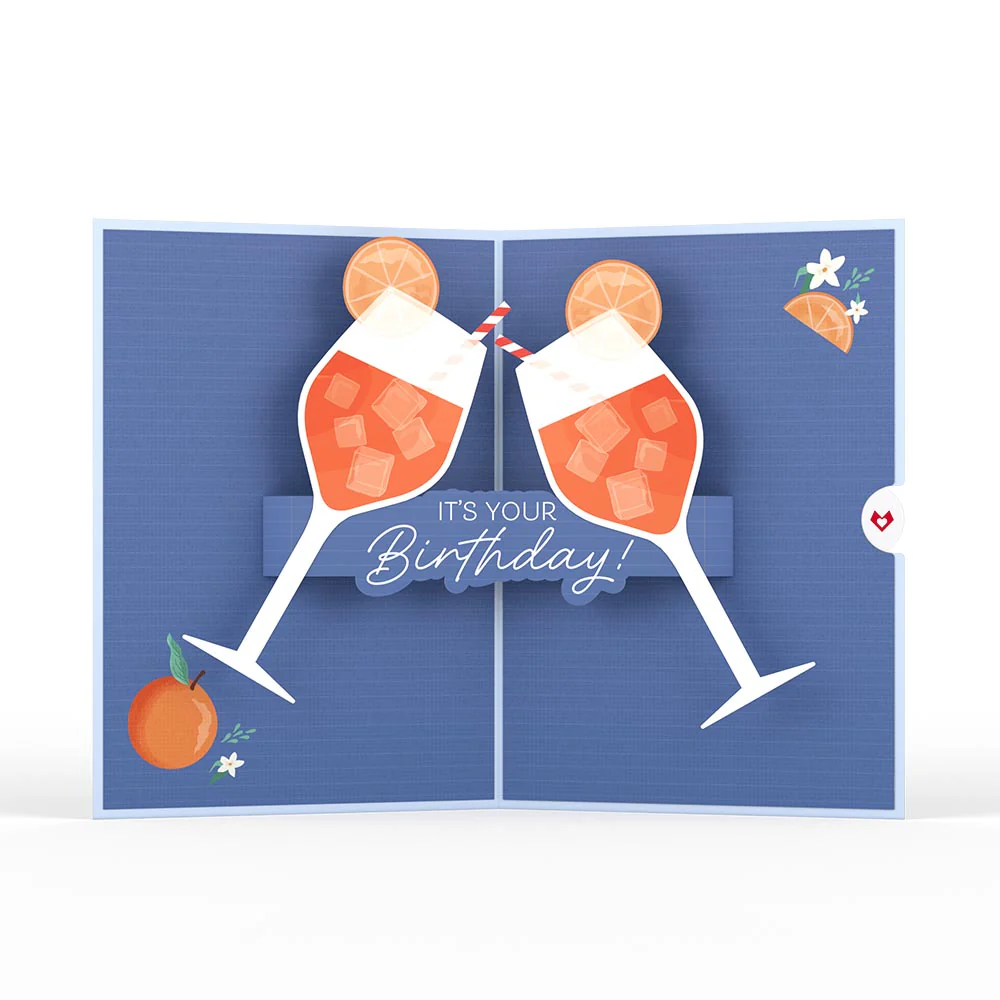 Oh Spritz! Birthday Pop-Up Card - Image 3