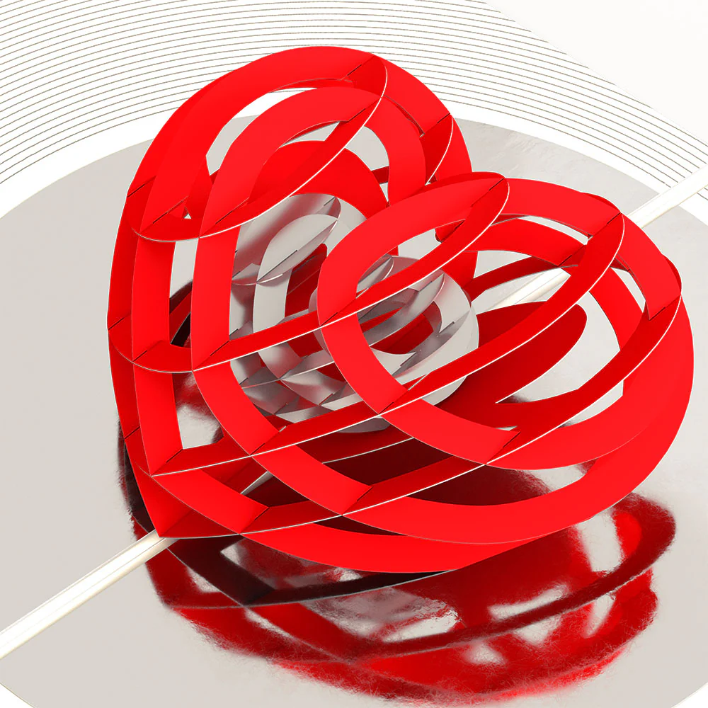 OK Go: Love Music Pop-Up Card - Limited Edition and Sweet Heart Birthday Sentiment Set - Image 3