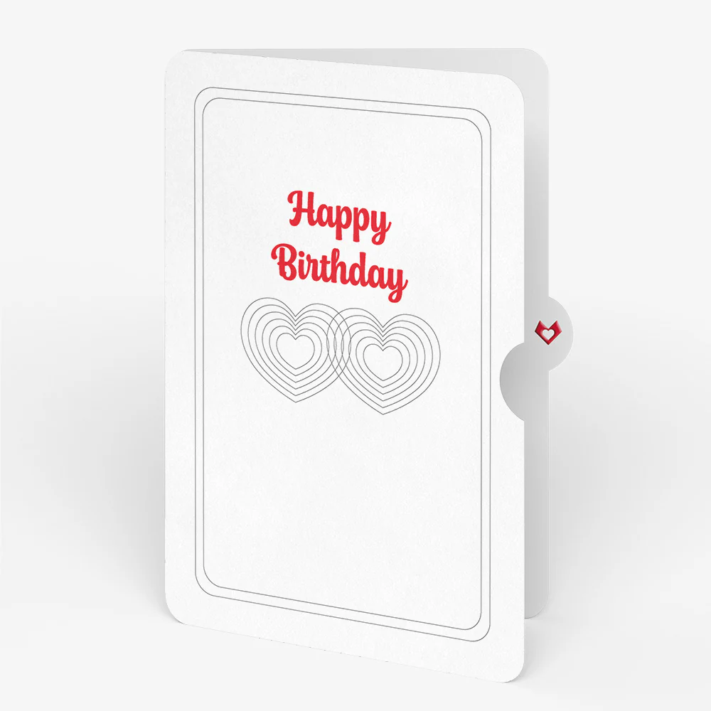 OK Go: Love Pop-Up Card and Connected Hearts Birthday Sentiment Set - Image 4