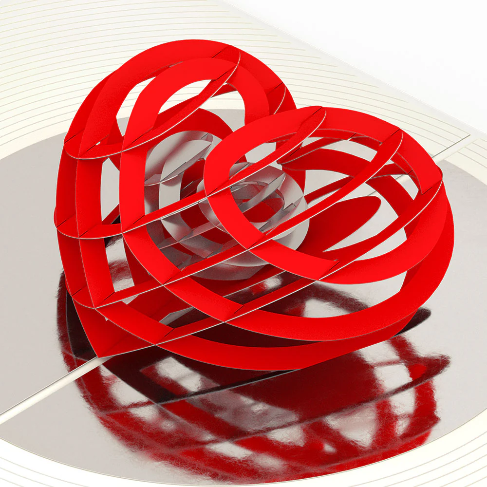 OK Go: Love Pop-Up Card and Sweet Heart Birthday Sentiment Set - Image 3