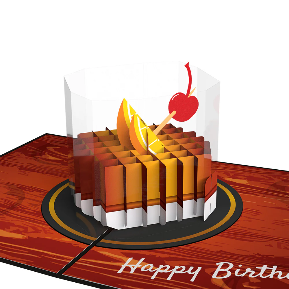 Old Fashioned Birthday Pop-Up Card - Image 2
