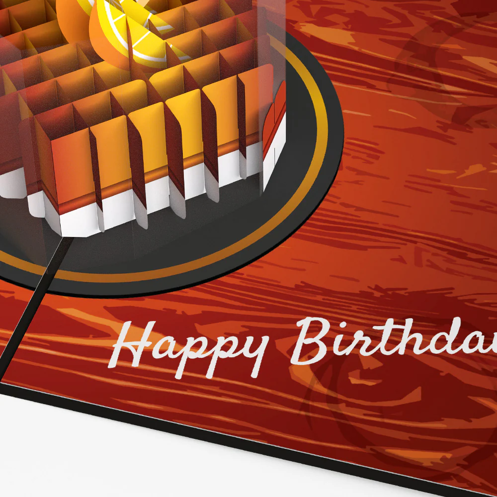 Old Fashioned Birthday Pop-Up Card - Image 3