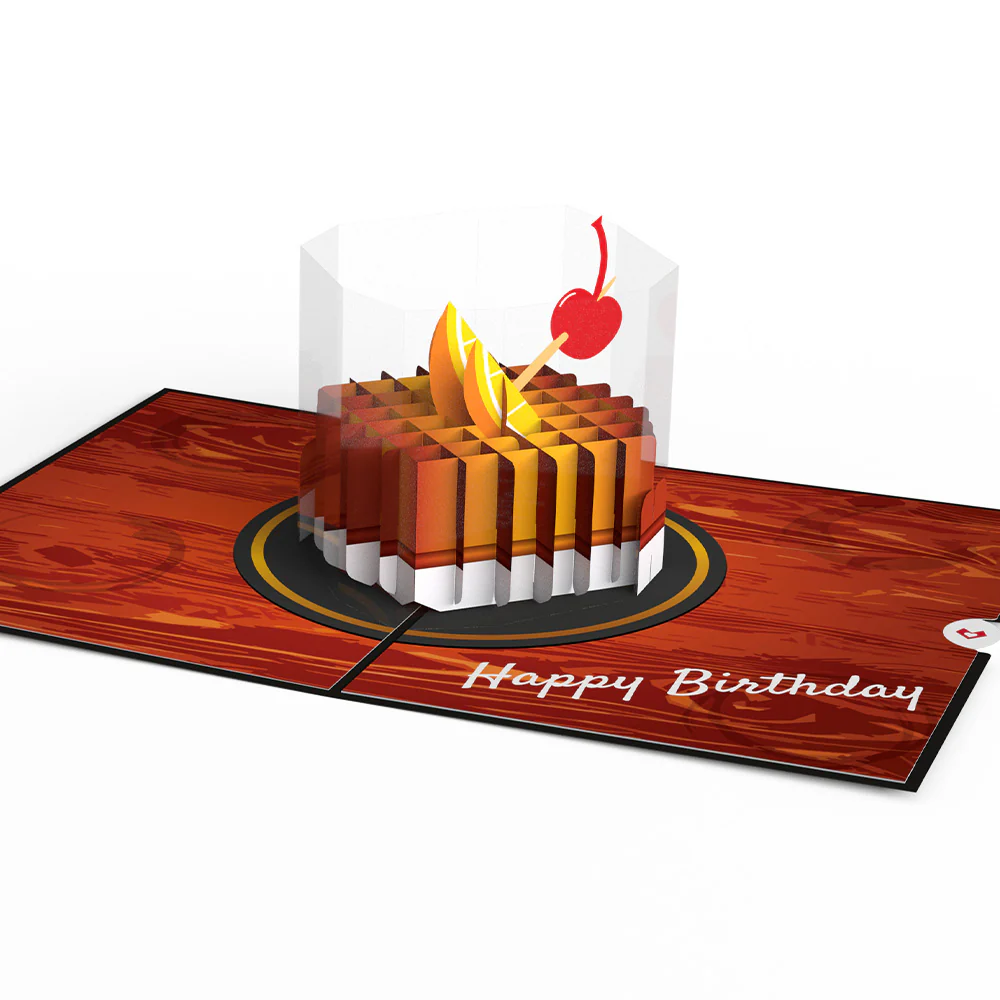 Old Fashioned Birthday Pop-Up Card - Image 4