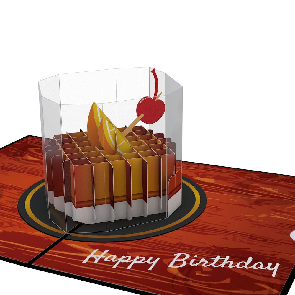 Old Fashioned Birthday Pop-Up Card and Sentiment Set for Any Man - Image 3