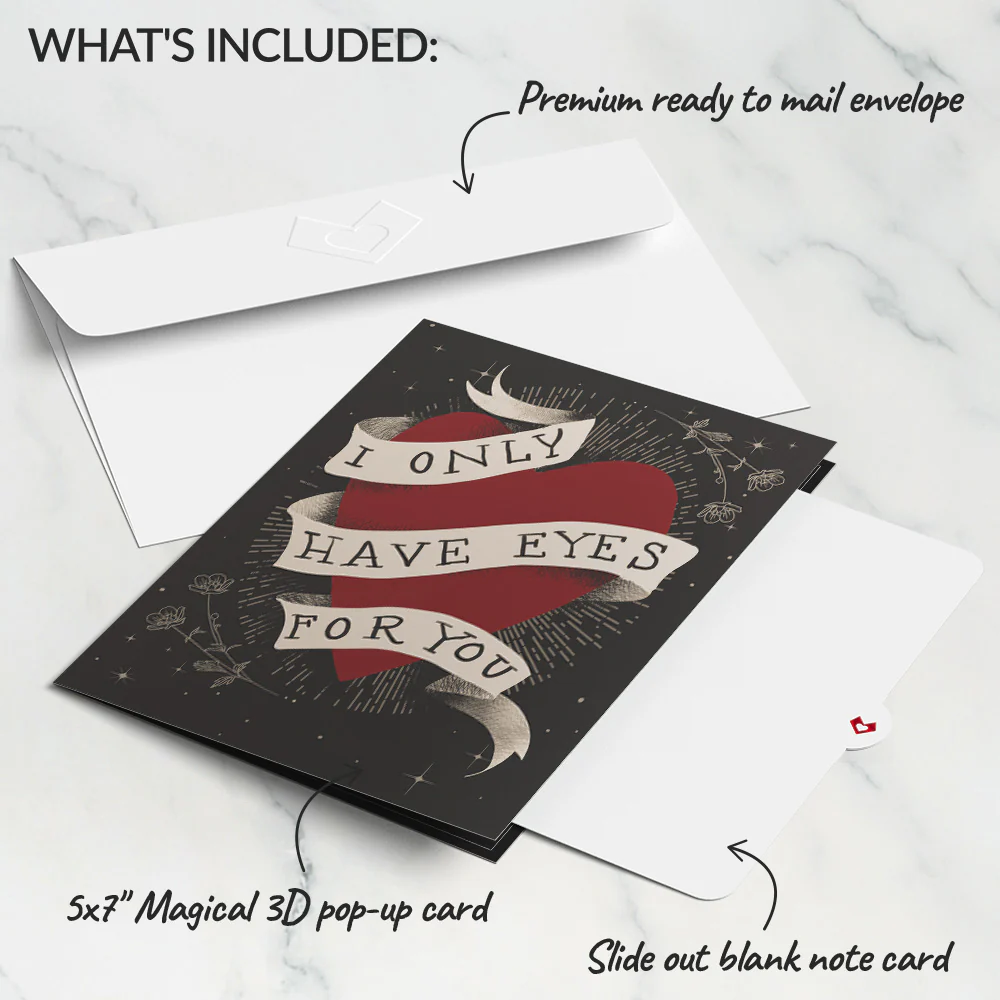 Only Have Eyes for You Pop-Up Card - Image 6