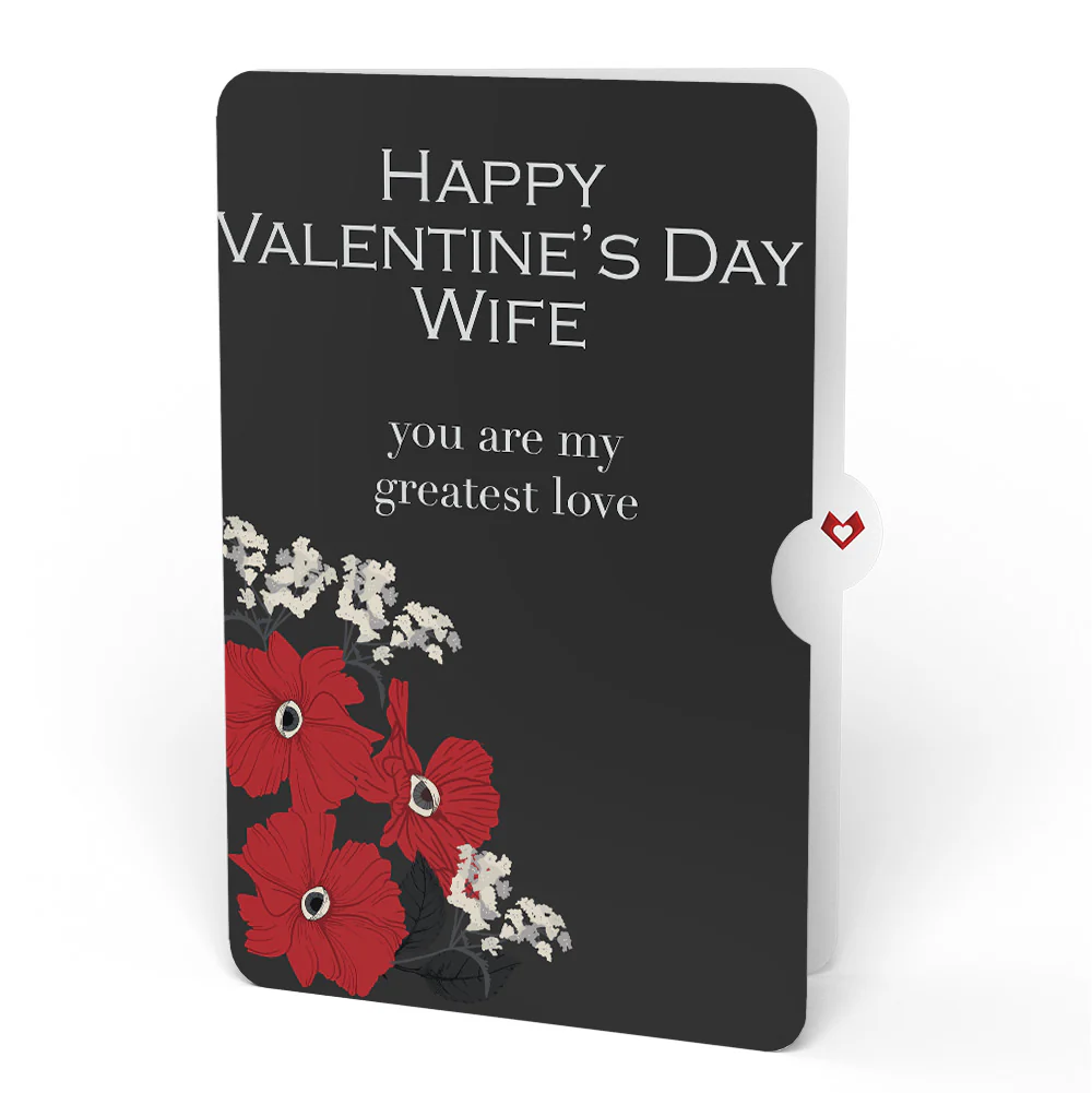 Only Have Eyes for You Valentine Pop-Up Card and Sentiment Set for Wife - Image 4