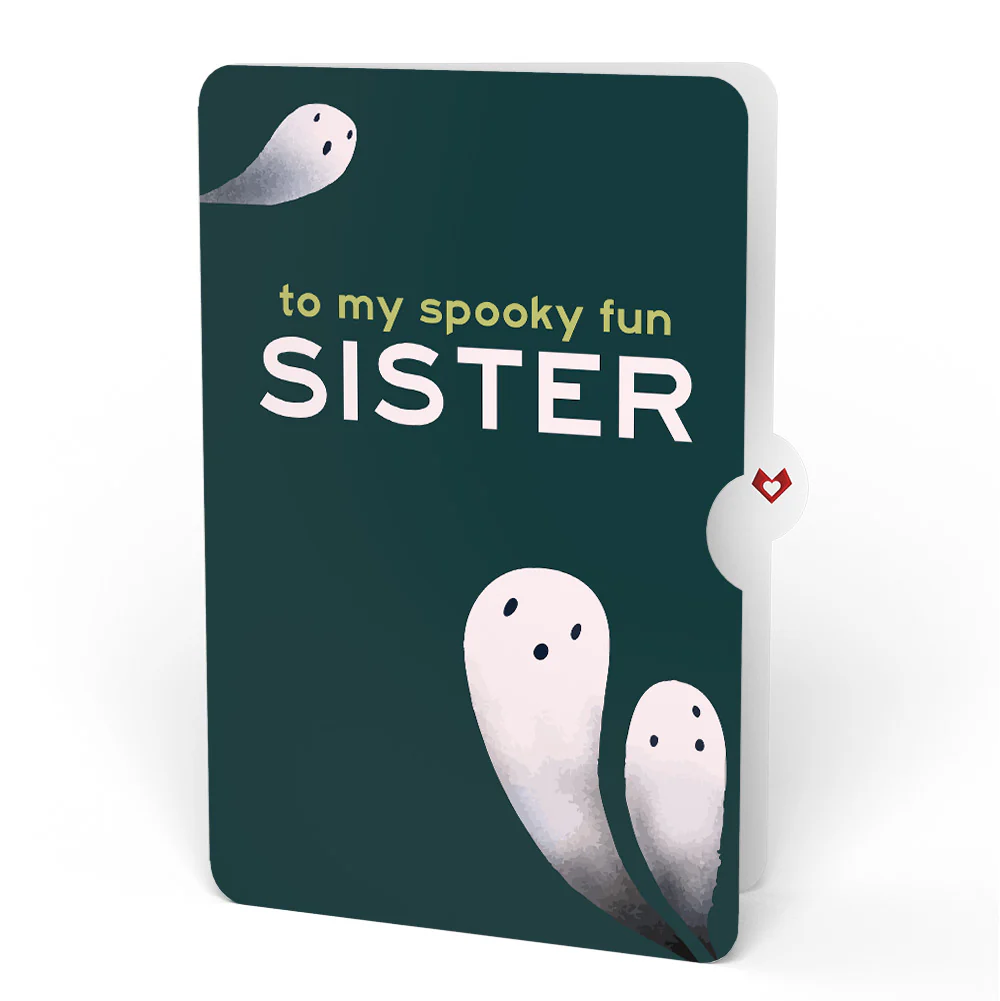 'Oohh, Spooky' Halloween Pop-Up Card and Sentiment Set for Sister - Image 4